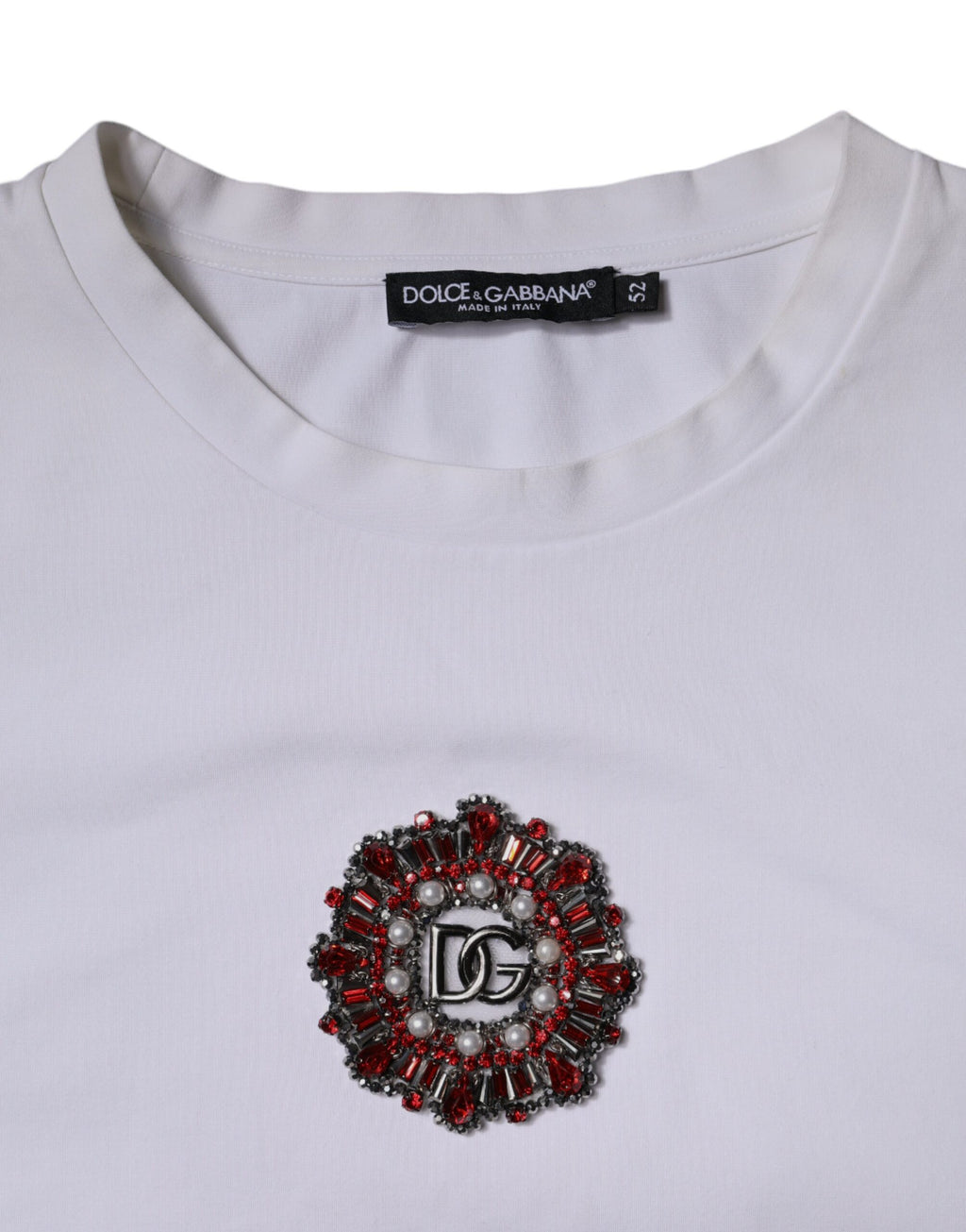 Dolce & Gabbana White T-Shirt for Men side view