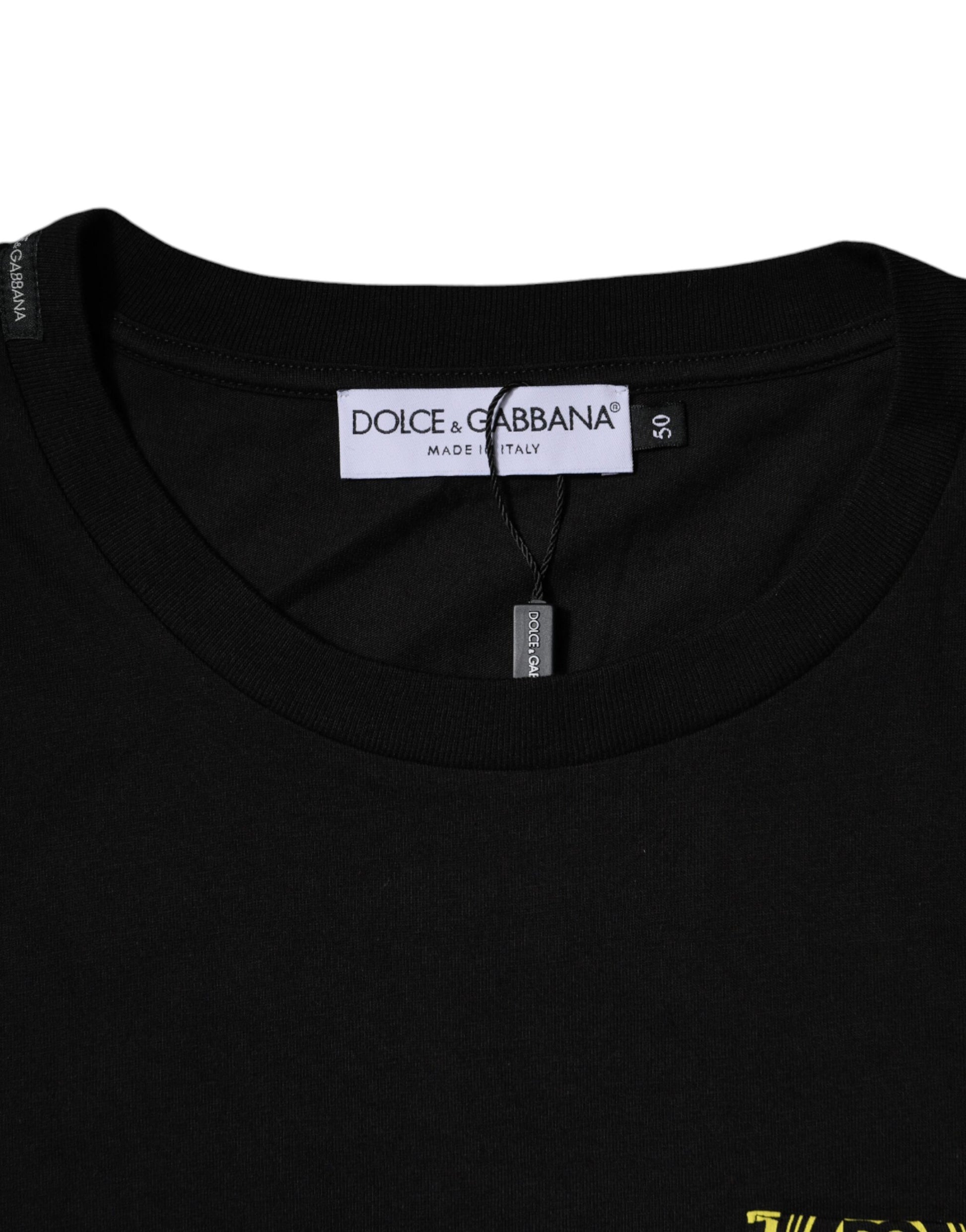 Dolce & Gabbana Black T-Shirt side view