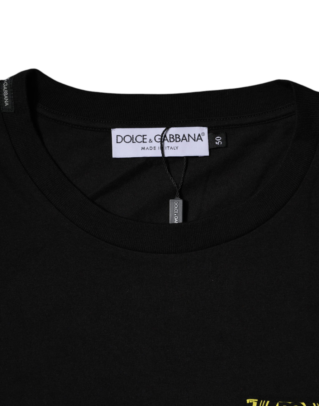 Dolce & Gabbana Black T-Shirt for Men side view