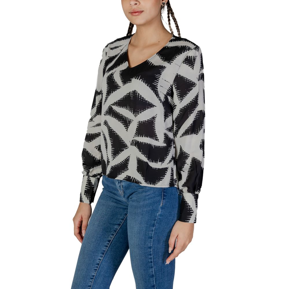 Jacqueline De Yong Black Blouse for Women side view