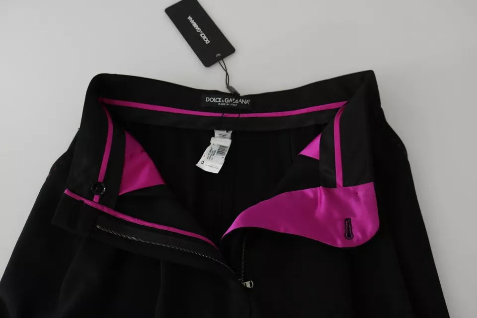 Dolce & Gabbana Black Cropped Pants for Women additional view