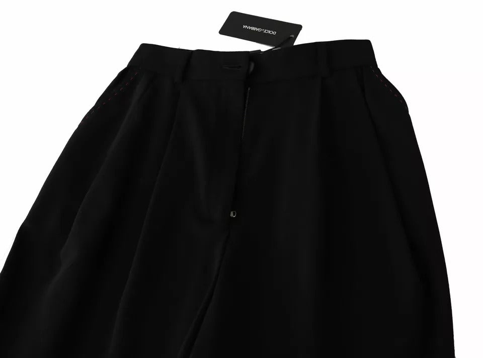 Dolce & Gabbana Black Cropped Pants for Women additional view