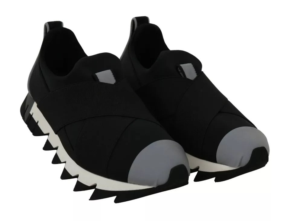 Dolce & Gabbana Black Low Top Sneakers for Women detail view