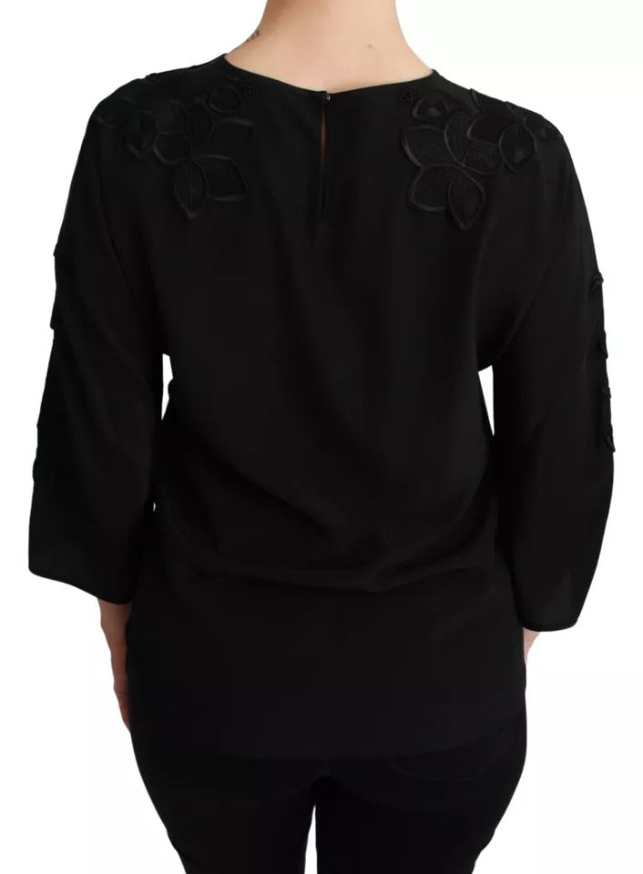 Dolce & Gabbana Black Blouse for Women side view