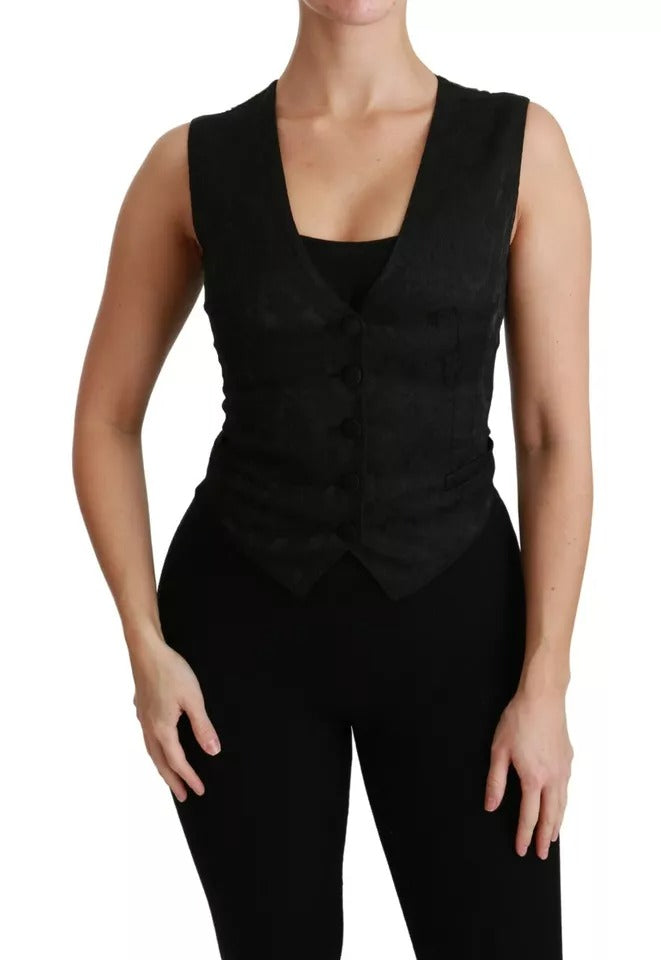 Dolce & Gabbana Black Waistcoats for Women