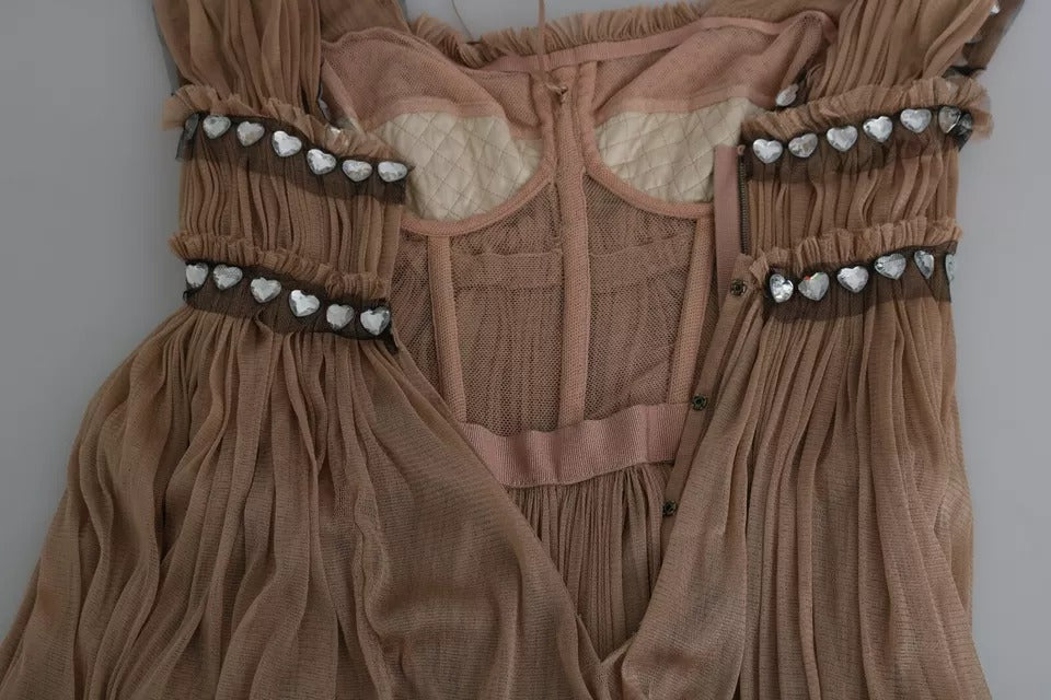 Dolce & Gabbana Brown Long Dress for Women additional view