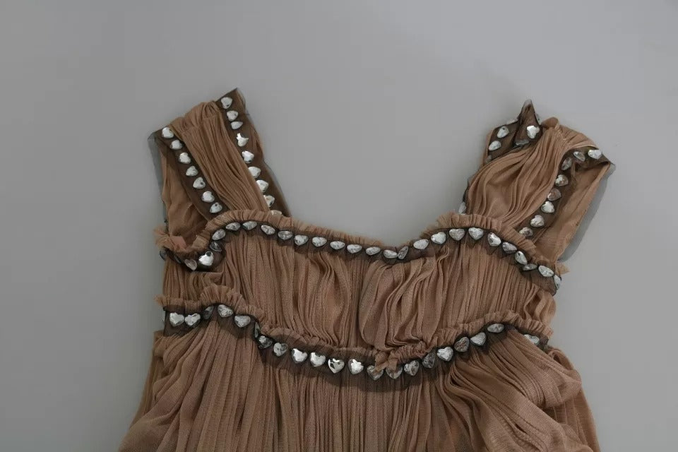 Dolce & Gabbana Brown Long Dress for Women additional view