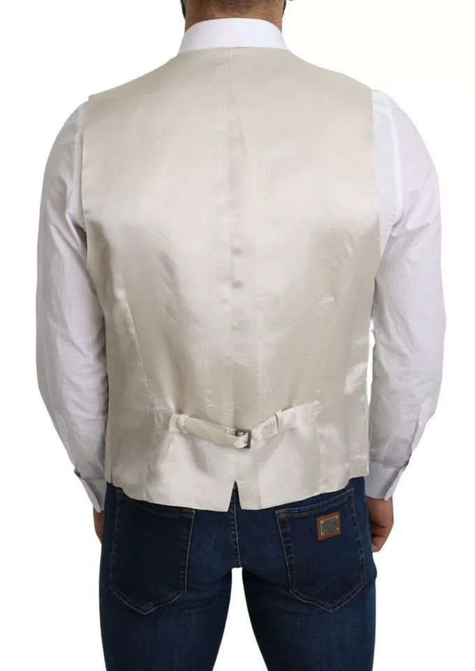 Dolce & Gabbana White Waistcoats for Men detail view