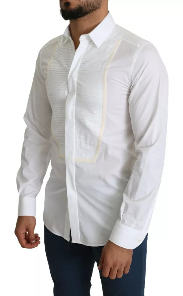 Dolce & Gabbana White Dress Shirt for Men side view