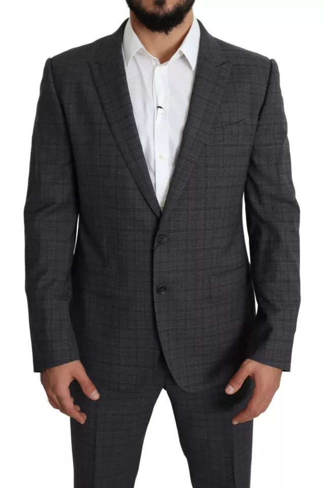 Costume 2 pièces de cérémonie pour homme Dolce & Gabbana en laine grise MARTINI