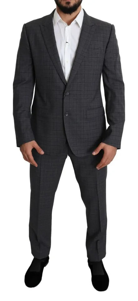 Costume 2 pièces de cérémonie pour homme Dolce & Gabbana en laine grise MARTINI