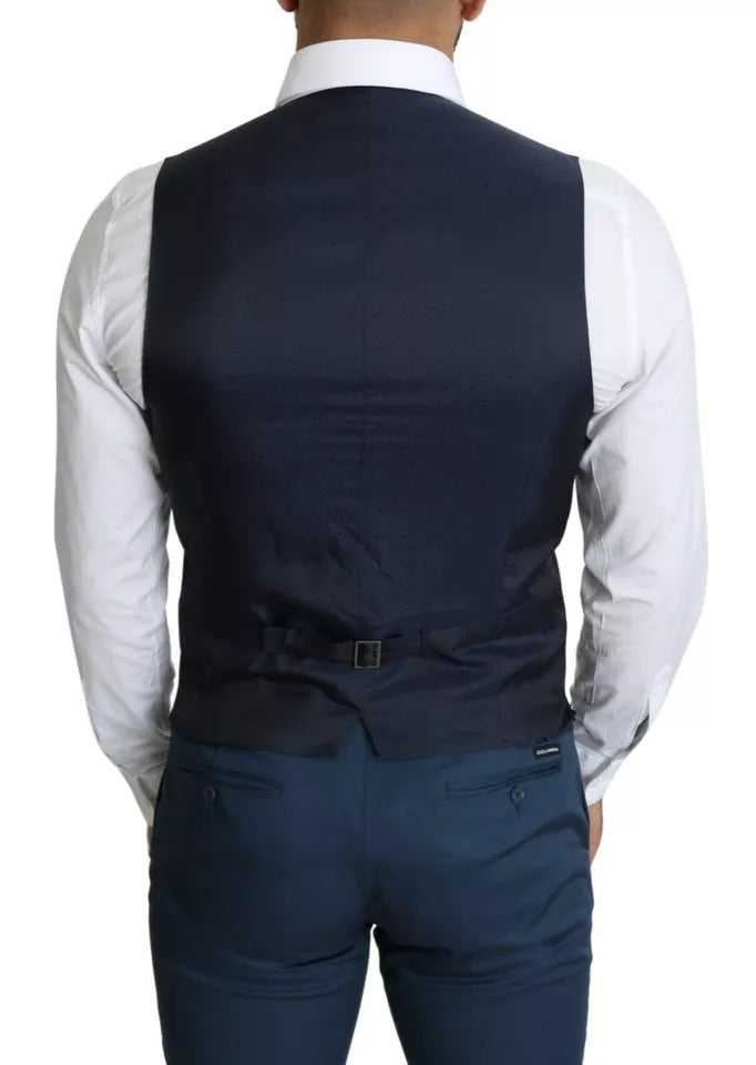 Dolce & Gabbana Blue Waistcoats for Men alternate view
