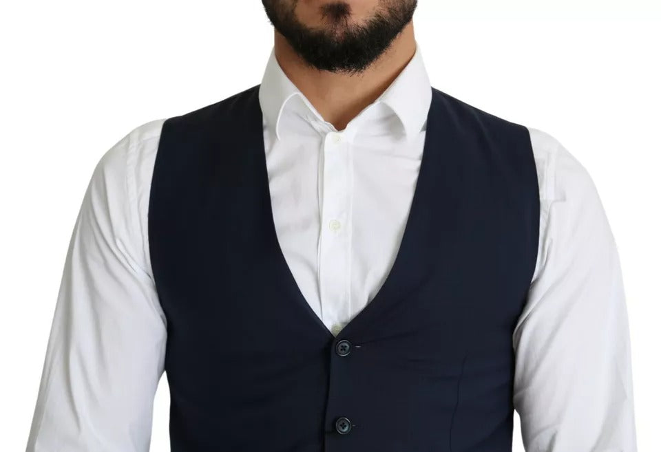 Dolce & Gabbana Blue Waistcoats for Men additional view