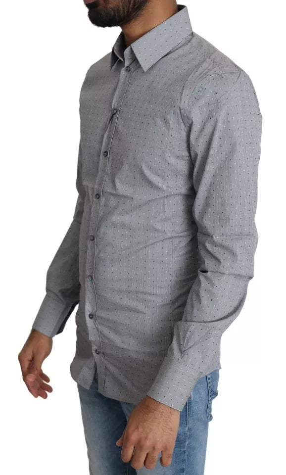 Dolce & Gabbana Grey Dress Shirt for Men alternate view