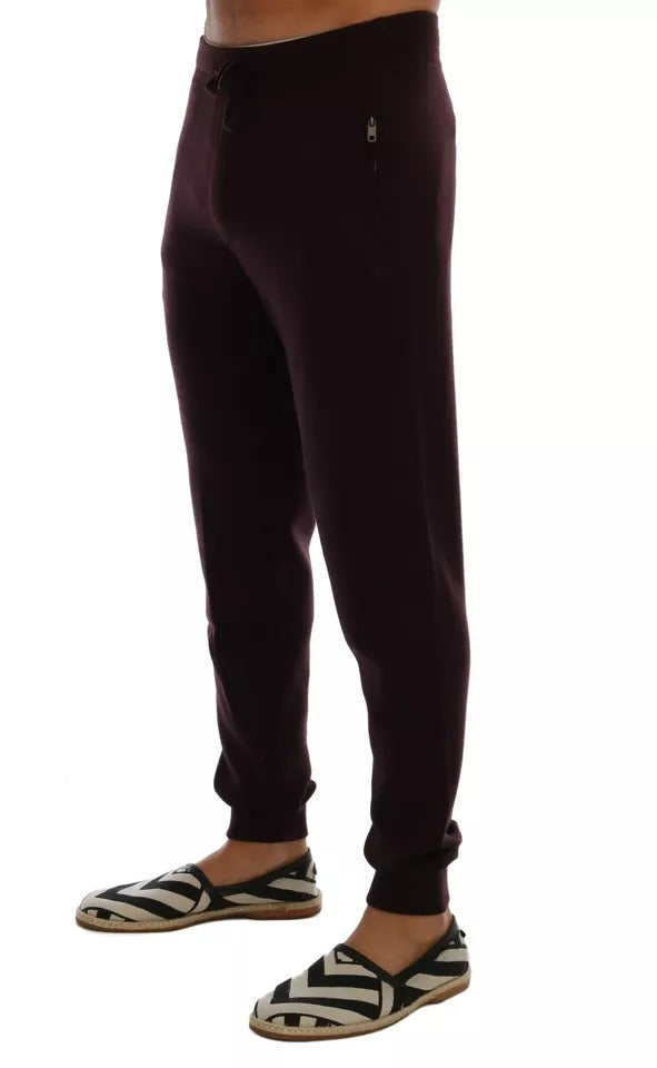Dolce & Gabbana Purple Athletic Pants for Men detail view