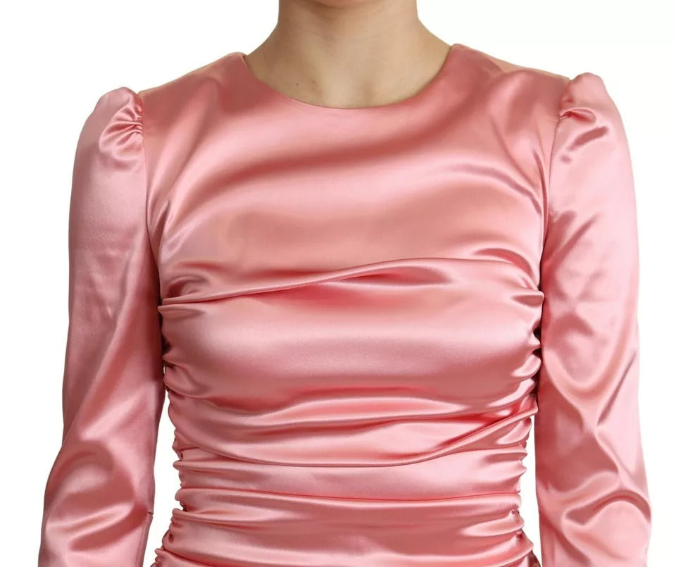 Dolce & Gabbana Pink Midi Dress for Women additional view