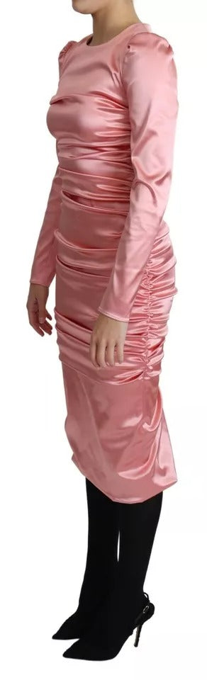 Dolce & Gabbana Pink Midi Dress for Women detail view