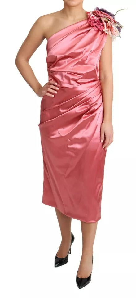 Dolce & Gabbana Pink Midi Dress for Women detail view