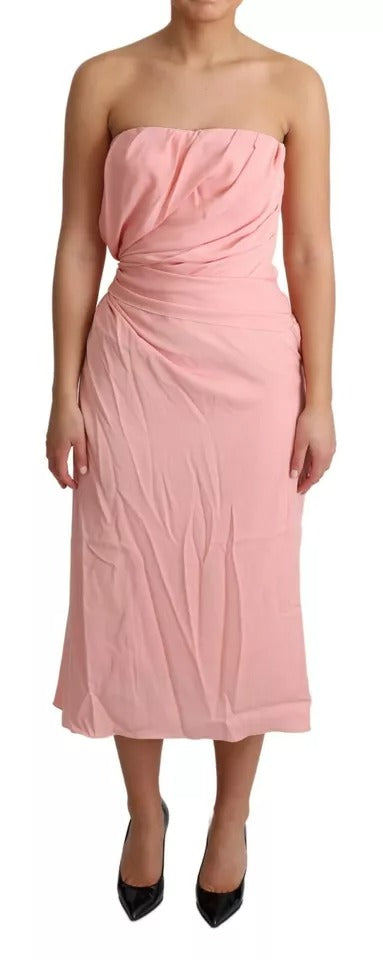 Dolce & Gabbana Pink Midi Dress for Women alternate view