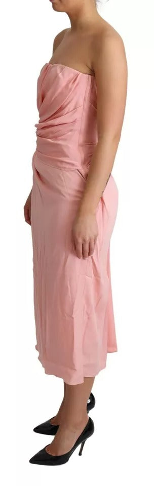Dolce & Gabbana Pink Midi Dress for Women additional view
