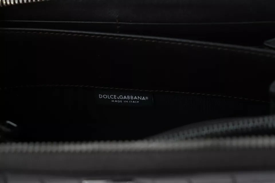 Dolce & Gabbana Brown Leather Wallets for Men side view
