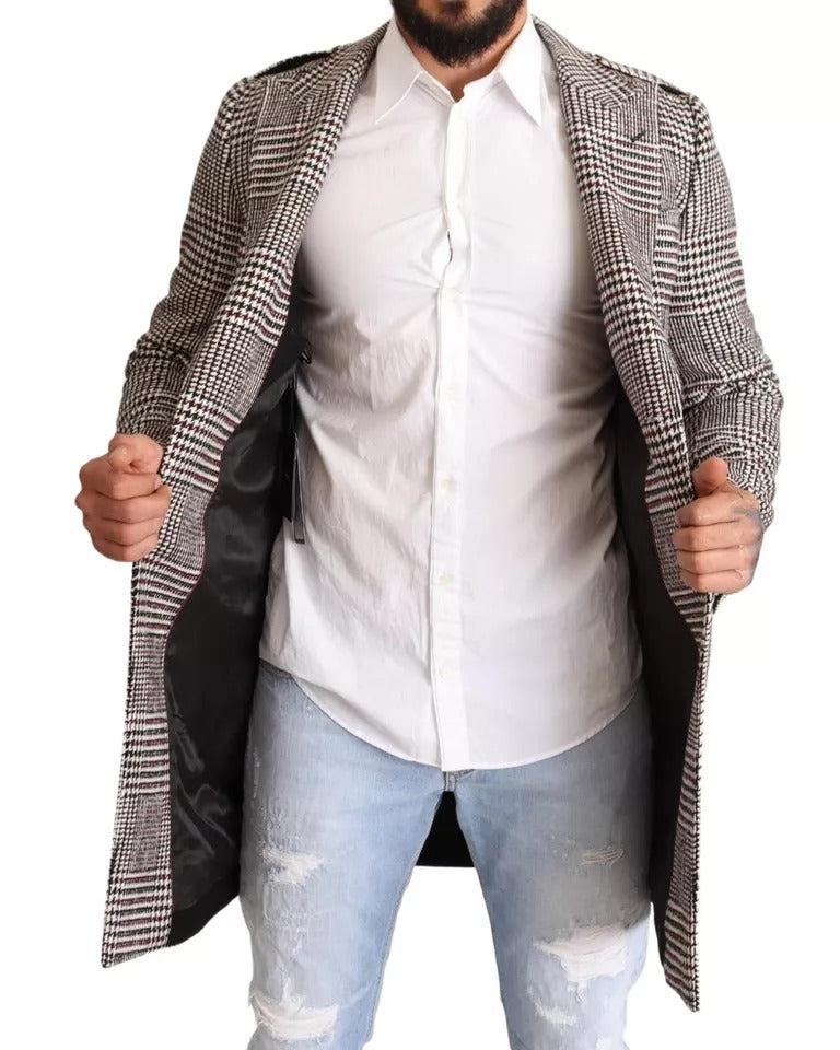 Dolce & Gabbana Grey Trench Coats for Men additional view