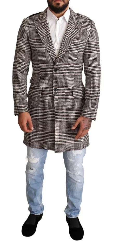 Dolce & Gabbana Grey Trench Coats for Men additional view