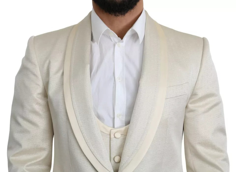 Dolce & Gabbana Beige Three Piece Suits for Men additional view