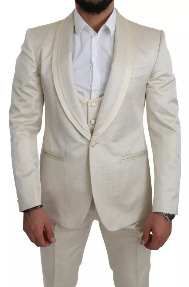 Dolce & Gabbana Beige Three Piece Suits for Men additional view