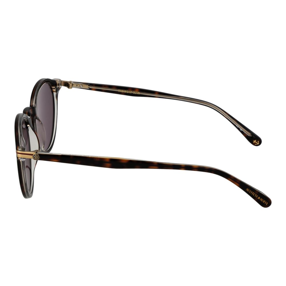 Lunettes de soleil Scotch & Soda en acétate marron
