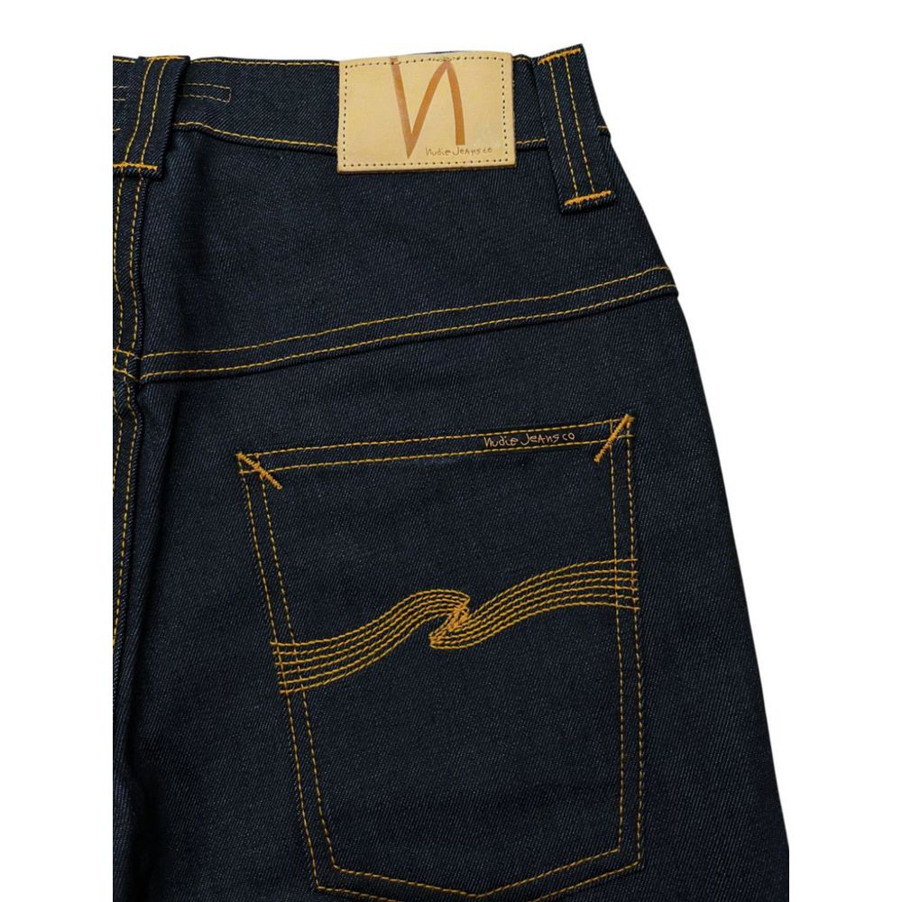 Jean en coton bleu Nudie Jeans pour femme