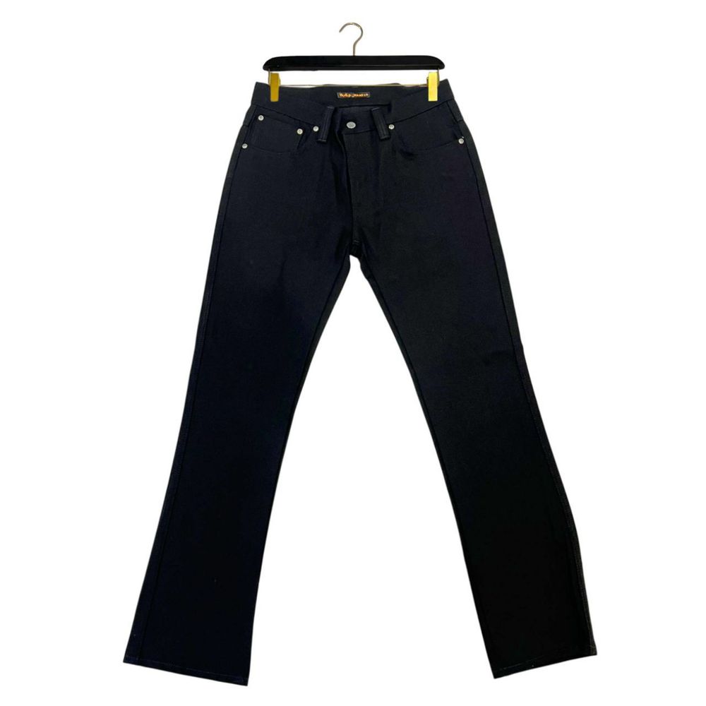 Nudie Jeans Black Slim Fit Jeans for Men