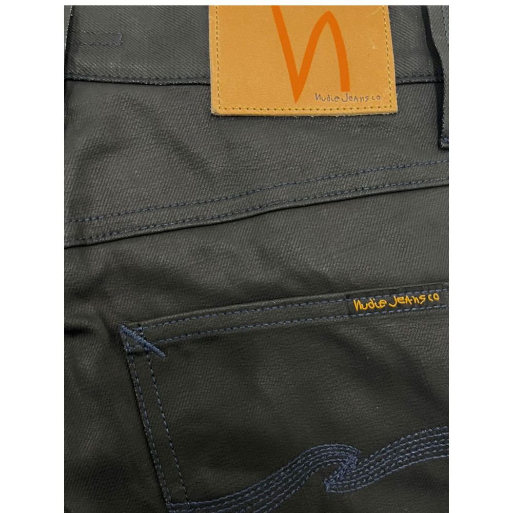 Nudie Jeans Black Jeans for Men detail view