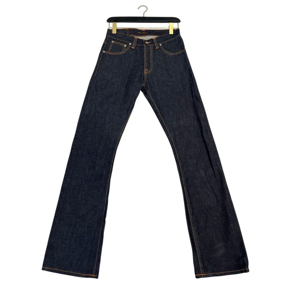Nudie Jeans Jean Homme en Coton Bleu