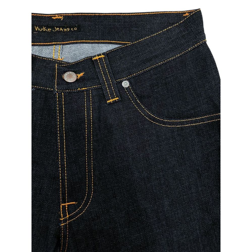 Nudie Jeans Jean Homme en Coton Bleu