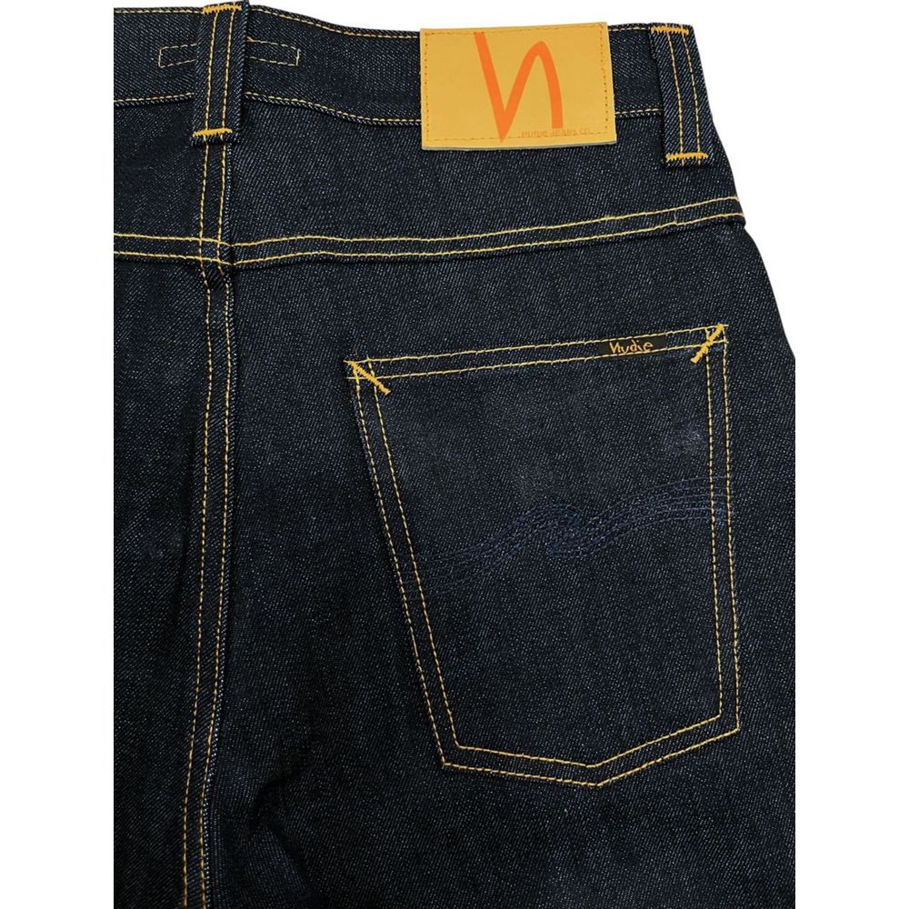 Nudie Jeans Jean Homme en Coton Bleu