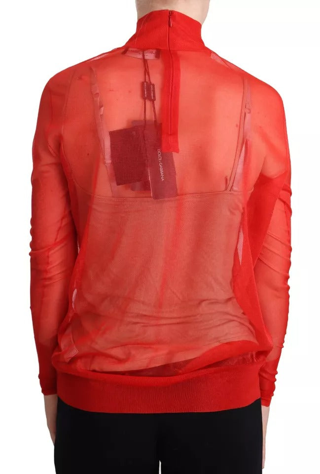 Dolce & Gabbana Orange Turtleneck for Women alternate view
