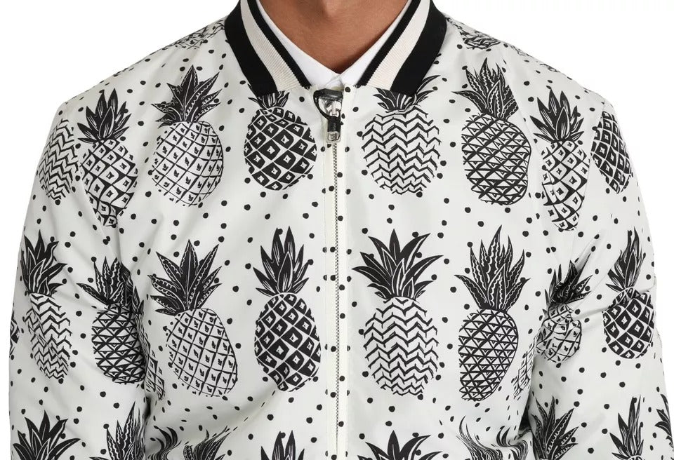 Dolce & Gabbana White Bomber for Men additional view