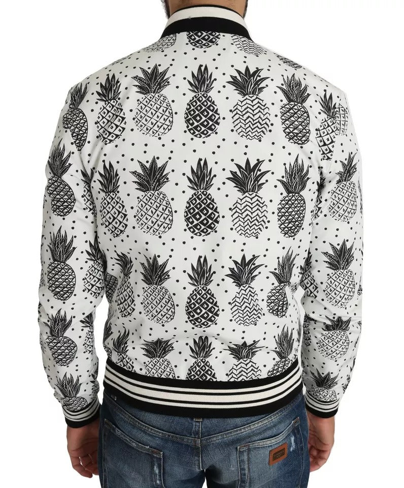 Dolce & Gabbana White Bomber for Men additional view