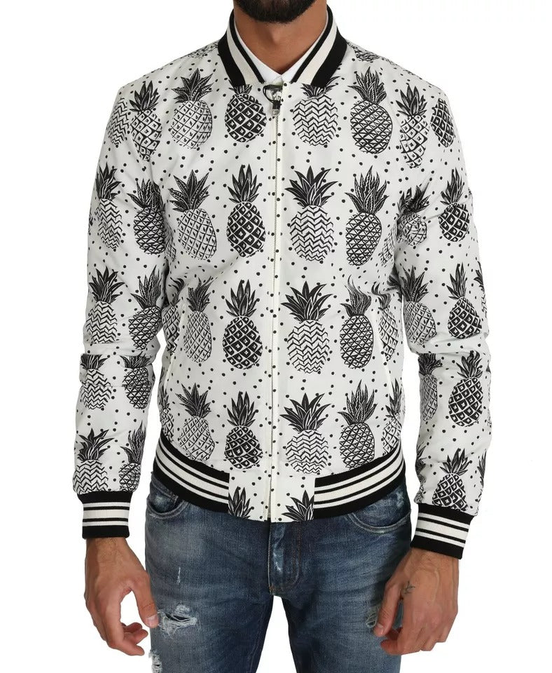 Dolce & Gabbana White Bomber for Men additional view
