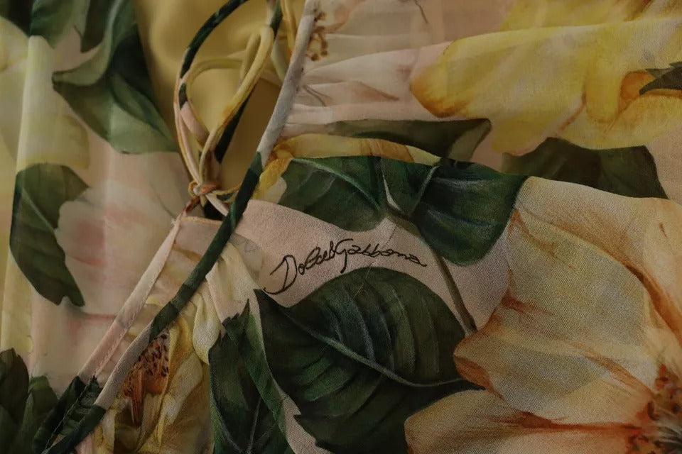 Dolce & Gabbana Multicolor Long Dress for Women detail view