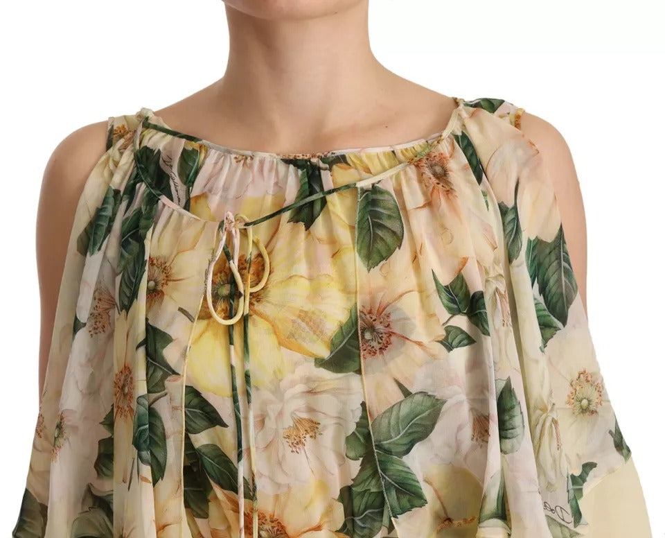 Dolce & Gabbana Multicolor Long Dress for Women side view