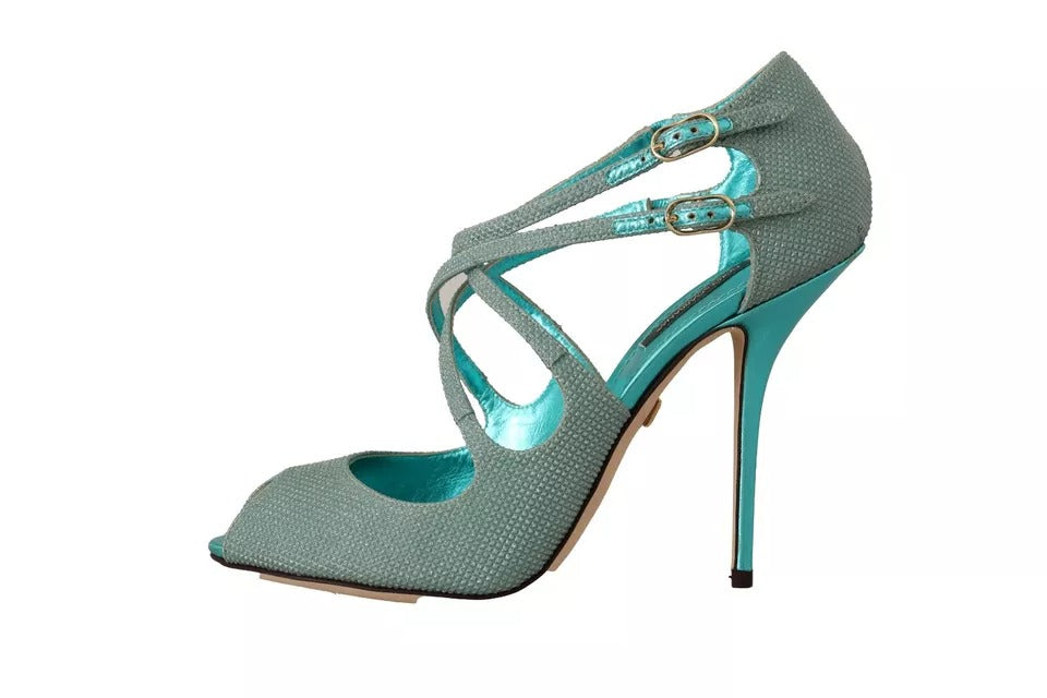 Dolce & Gabbana Blue Stiletto Heels for Women detail view