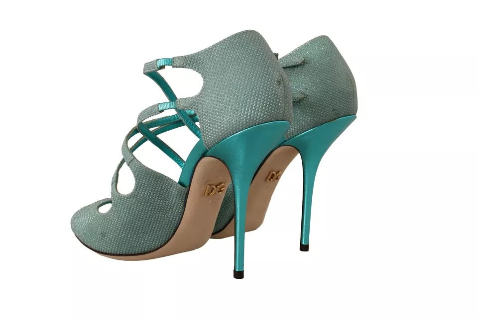 Dolce & Gabbana Blue Stiletto Heels for Women side view