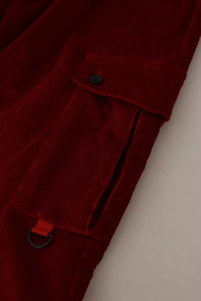 Dolce & Gabbana Red Cargo Pants for Men additional view