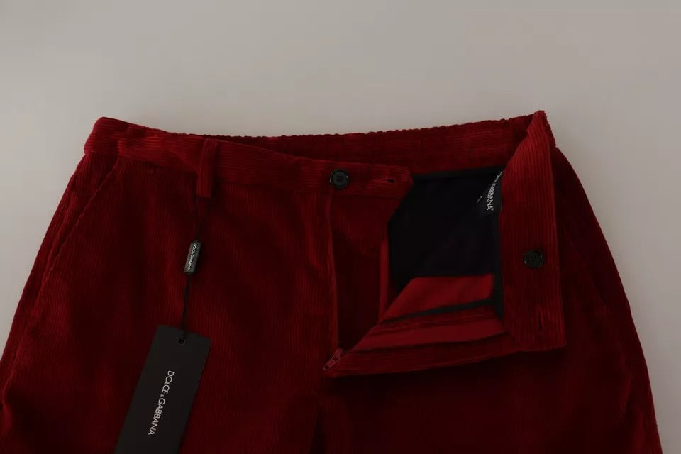 Dolce & Gabbana Red Cargo Pants for Men additional view