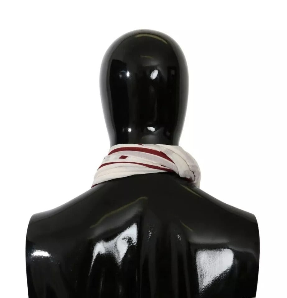Dolce & Gabbana White Scarf for Men side view