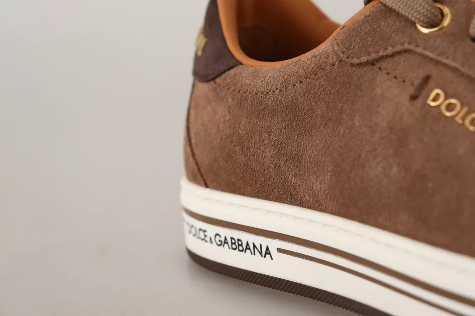 Dolce & Gabbana Brown Low Top Sneakers for Men additional view