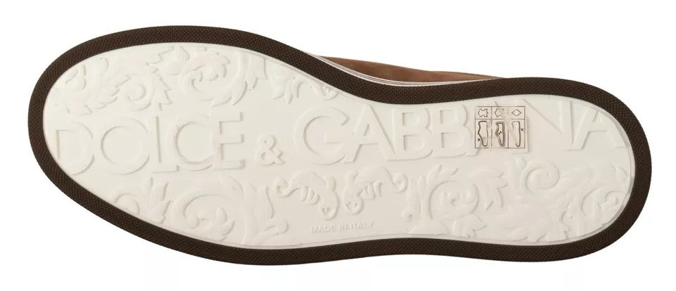 Dolce & Gabbana Brown Low Top Sneakers for Men additional view