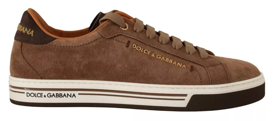 Dolce & Gabbana Brown Low Top Sneakers for Men additional view